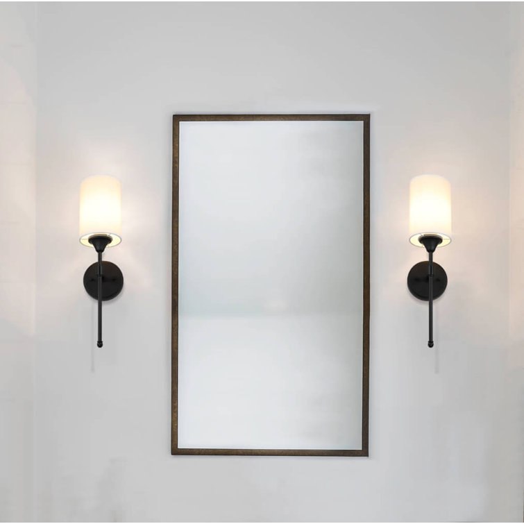 Single sconce 2025 bathroom lighting